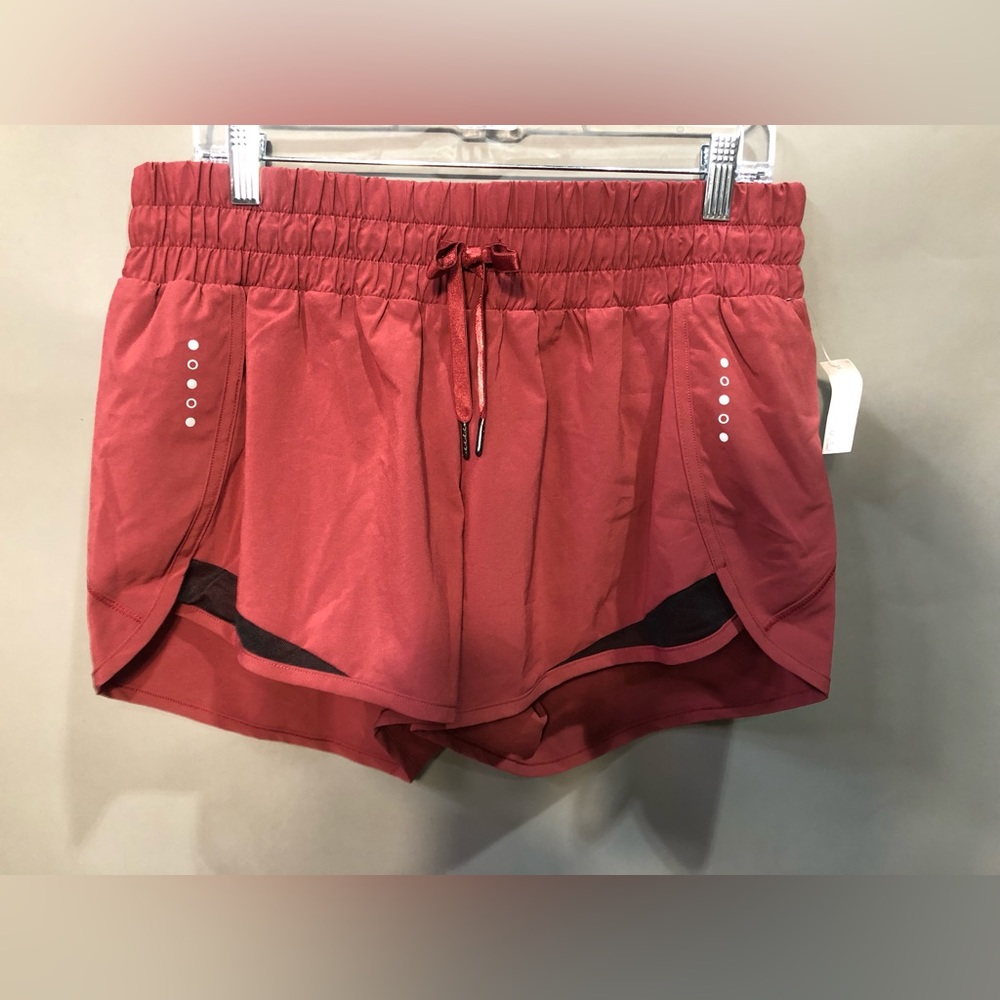 Core IO Standard-Fit Ruched Waistband Woven Running Shorts - Picture 4 of 6